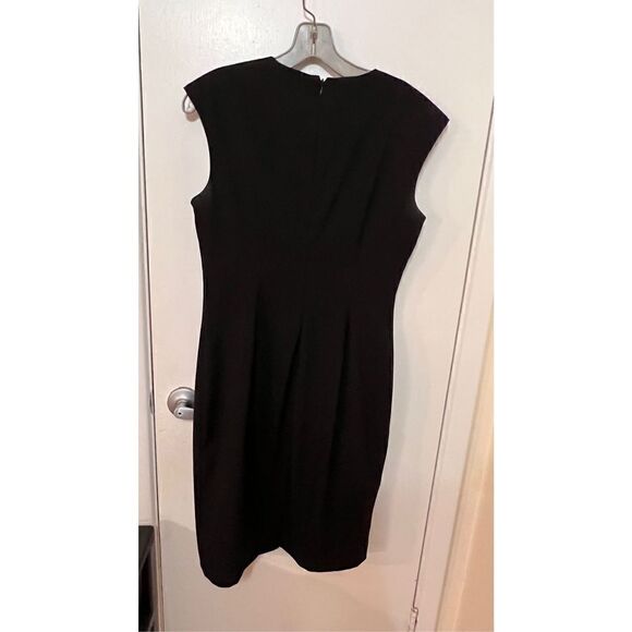 CALVIN KLEIN BLACK WHITE DRESS WOMENS SIZE 6 - Picture 6 of 9